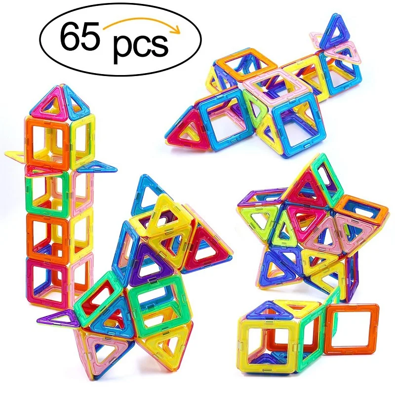 magnetic triangle square toys