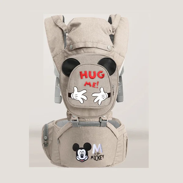 Disney Baby Carrier дышащий Многофункциональный передний облицовочный детский слинг рюкзак сумка обертывание аксессуары для Диснея - Цвет: A04