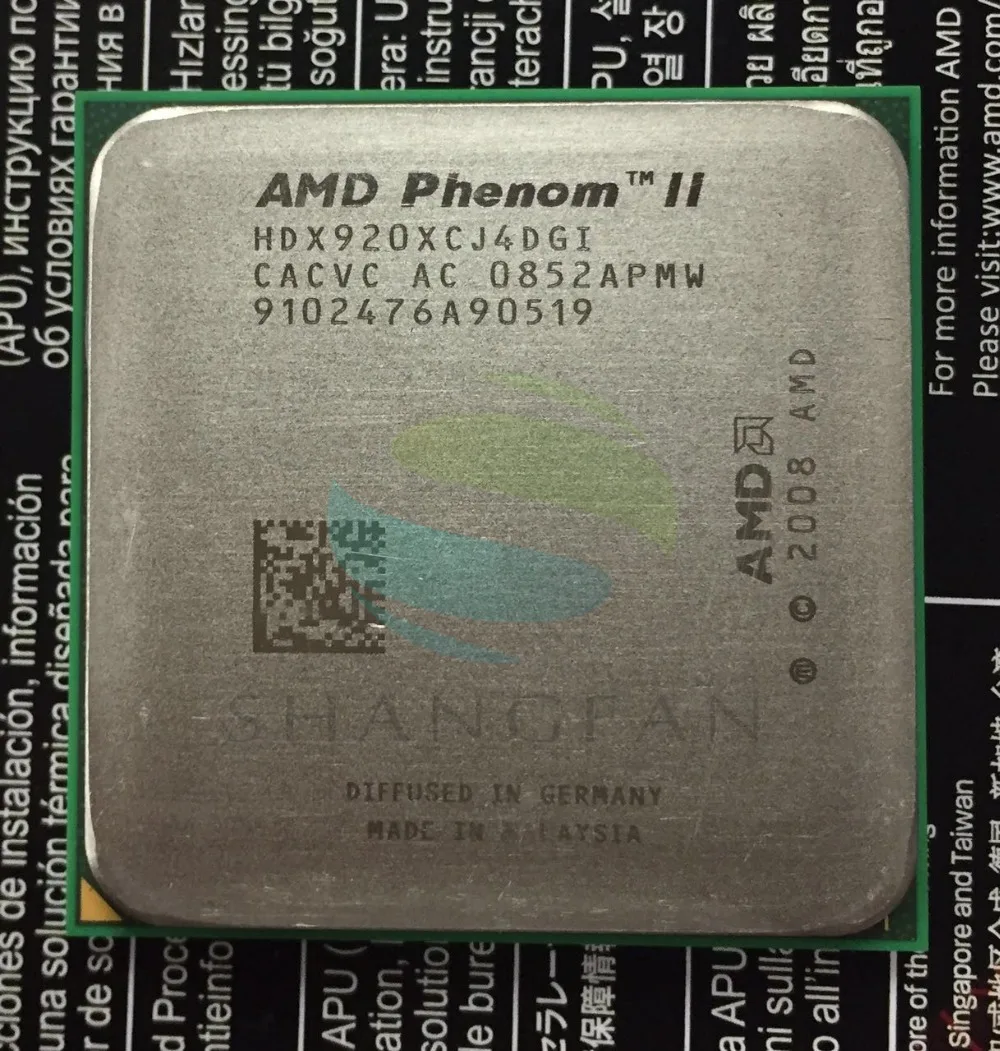 AMD Phenom X4 920 2,8 ГГц четырехъядерный процессор HDX920XCJ4DGI 125 Вт Разъем Am2 +/940PIN