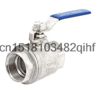 1 1/4PT Женский Полный Порт Поворотный Уровень Нержавеющей Стали 2 Шт. Шаровой Клапан