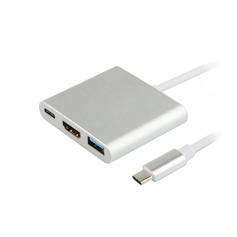 Новые 3 в 1 Тип C 4K HD HDMI USB 0 концентратор внешний Мощность высокой Скорость 2 Порты и