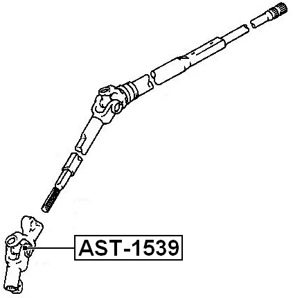 U-JOINT рулевого вала для TOYOTA GAIA HILUX IPSUM LAND CRUISER PRADO 120 LITE TOWNACE NADIA PICNIC RAV4 SPARKY TRUENO