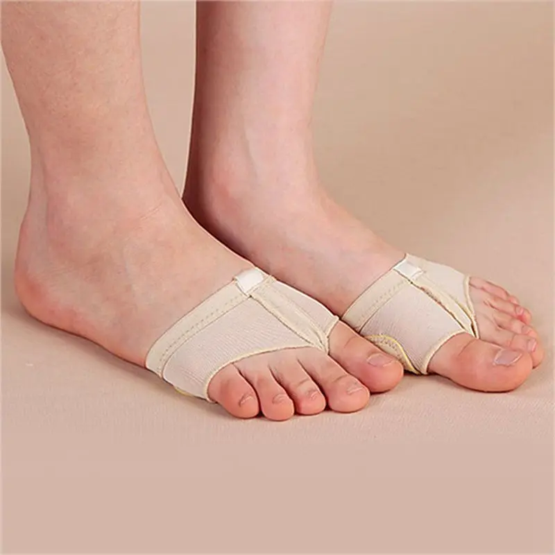 2pcs/Pair Rhythmic Ballet Drill Dance Paw Shoes Gymnastics Foot Thongs Elastic Soft Dancing Shoes Half Sole Accessories Pro