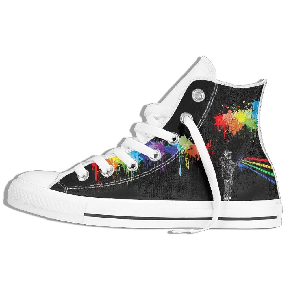 

Men&women's Novelty Design Funny Graffiti Top Lace-up Flat Canvas Shoes Light Sneaker