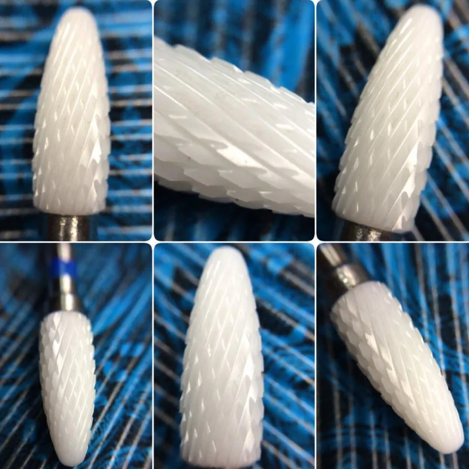Sourcing Map 2 Punte Per Trapano In Ceramica Per Unghie, 3/32 Pollici (grana Extra Grossa) Per Manicure Pedicure Unghie Trapano Elettrico - Foto 9