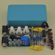 DIY задержки-1 педаль эффектов Наборы с 3PDT 9-контактный гитарные эффекты Stomp Переключатель Правда Обход