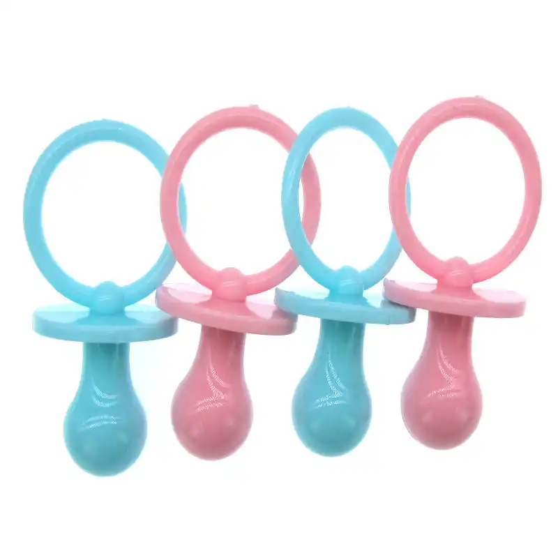 plastic pacifiers for baby shower