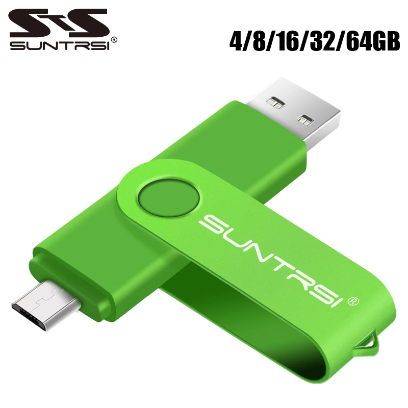 Suntrsi USB флеш накопитель с реальной емкостью 64 г 8 OTG 32 16 micro usb смартфон Флешка карта
