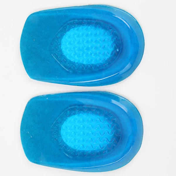 MOONBIFFY Стиль Силиконовый гель для ног Подушка ноги пятки эластичный уход половинные стельки обуви колодки с тканью