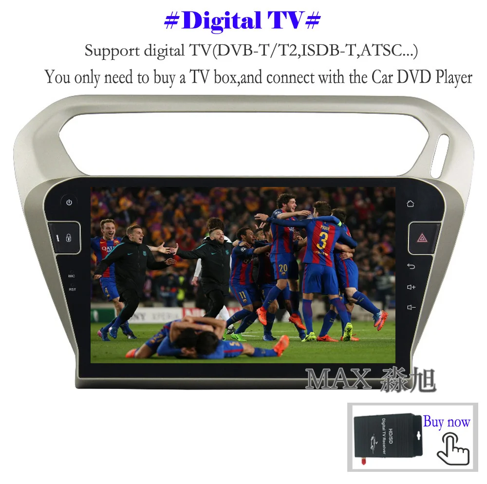 Perfect MAX Android 8.1 Car DVD Player for Peugeot 301 /Citroen Elysee 2014 2015 2016 Car Radio BT 3/4G WiFi SWC GPS Navigation System 11