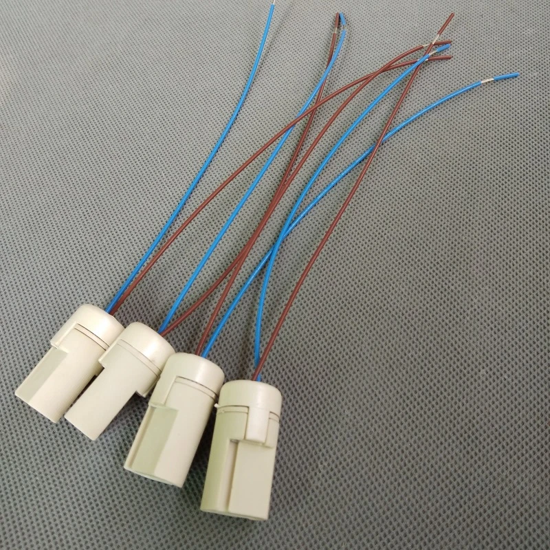 Color: with 20cm wire, Base Type: G9 Kamas 10pieces/lot G9 lampholder Lamp Base with back cover 250V 2A Ceramic Socket G9 Type Halogen Lamp Holder with 18cm teflon wire Color: with 20cm wire, Base Type: G9 Kamas 10pieces/lot G9 lampholder Lamp Base with back cover 250V 2A Ceramic Socket G9 Type Halogen Lamp Holder with 18cm teflon wire