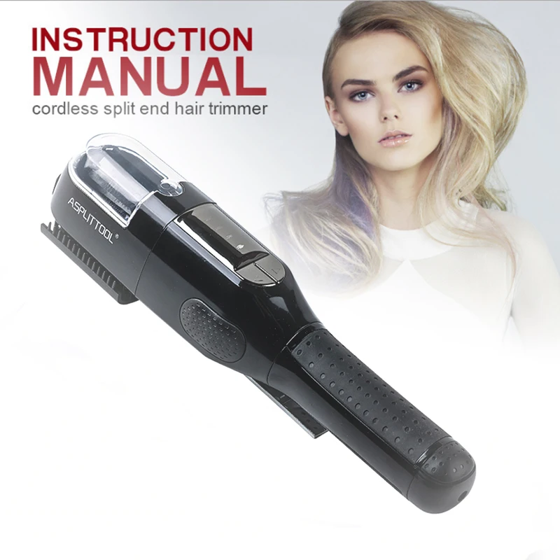 

Split Hair Ends Trimmer Professional Cordless Automatic Damaged Dry Split End Remover Women Trimmer Clipper Dropshipping 2019
