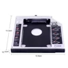 CHIPAL Aluminum 2nd HDD Caddy 12.7mm SATA 3.0 for 2.5'' SSD Case HDD Enclosure for Lenovo ThinkPad T420 T430 T520 T530 DVD-ROM ► Photo 2/6