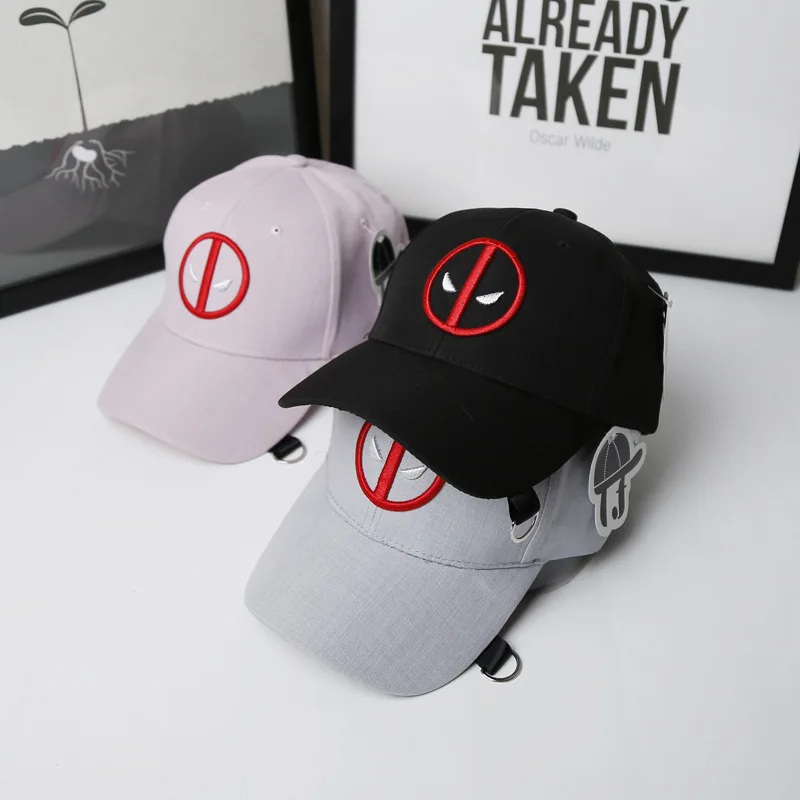 للجنسين Deadpool التطريز البيسبول قبعات مضحك أعجوبة قبعة قبعة قابلة للتعديل Casquette هوكي قبعات