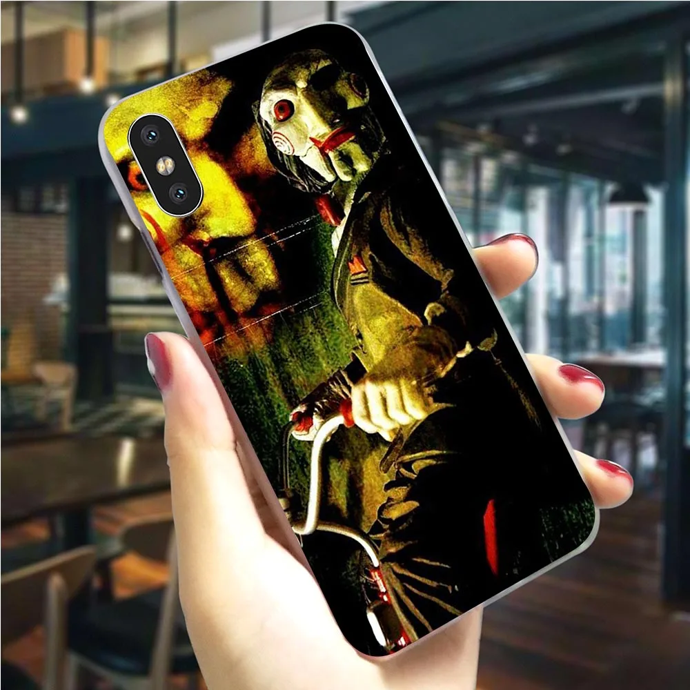 Jigsaw Horror Movies чехол для телефона iPhone 6S Plus 5 5S SE 6 6 S/6 Plus 7 8/7 9 Plus X XS XR Xs Max Жесткий Чехол Мода - Цвет: K1030504