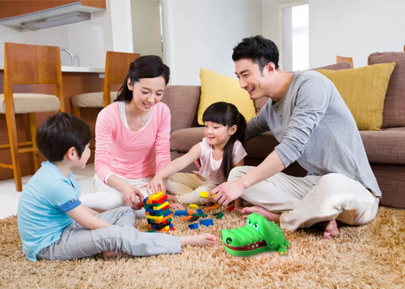 Приколы, розыгрышки игрушка крокодил стоматолог родитель-ребенок смешная игра семейный Досуг игрушки подарки для Для мальчиков и девочек детская одежда