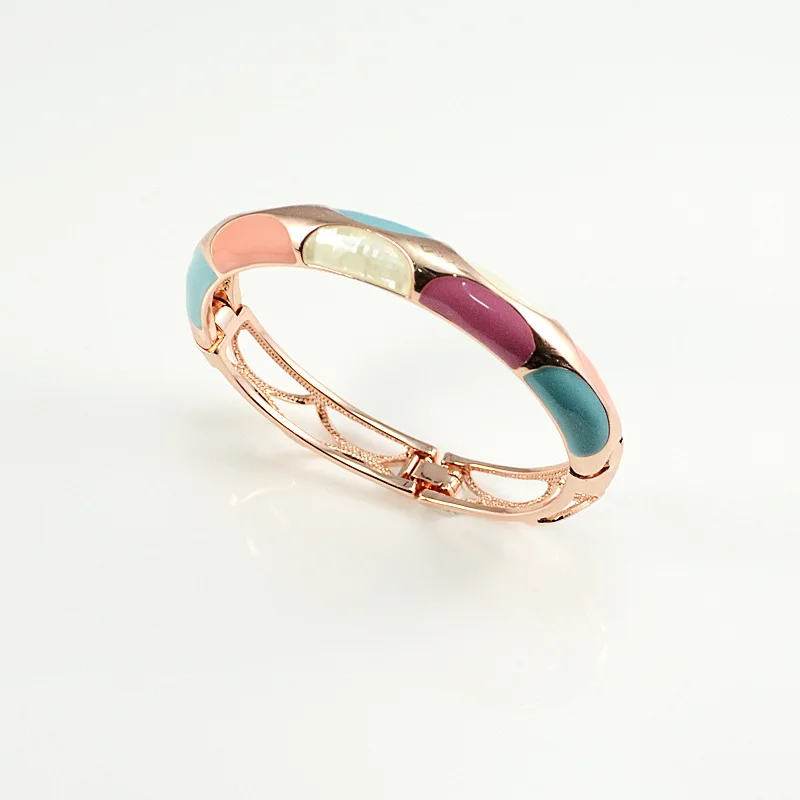 

AlooWay colorful drops of oil with the geometric shape of the Star Bracelet Jewelry wholesale price high quality