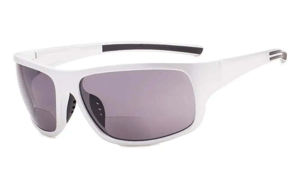 ShinySilver SGS040 Eyekepper двухфокусные солнцезащитные очки для чтения - Цвет оправы: ShinySilver