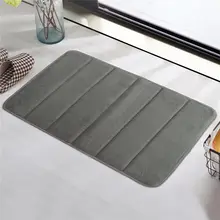 Лидер продаж водопоглощение Ковры Ванная комната Коврики лохматый пены памяти Для ванной Коврики кухонный гарнитур двери, пол Коврики Ковры для туалета Нескользящие