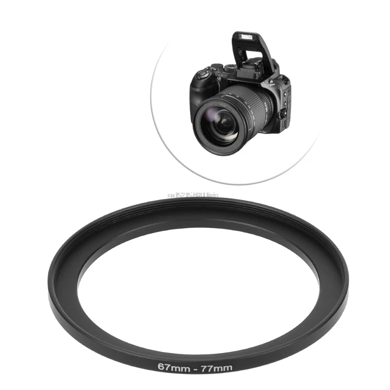 67 мм до 77 мм Металлические повышающие кольца адаптер объектива фильтр камеры аксессуары для инструментов