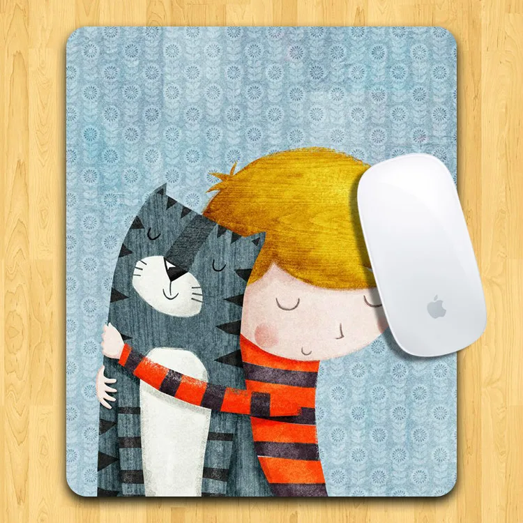 NEW Art Creativea embrace hug Mouse pad Mat accessories 240X200X3mm poster mouse pads FreeShipping | Компьютеры и офис