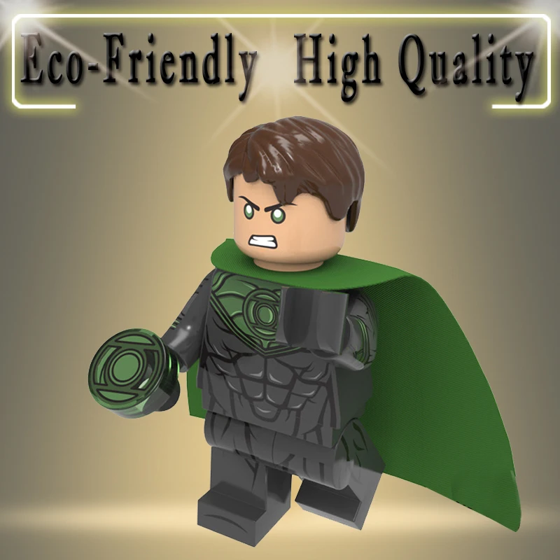 

single sale Super heros Murder Machine Spider-Man Green Lantern Wolverine Deadpool building blocks for children toys PG1782