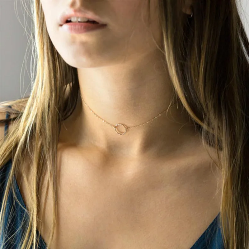 Женское Ожерелье чокер макси с цепочкой|collier ras du cou|gold chain chokerchoker necklace |