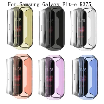 

for Samsung Galaxy Fit-e R375 Clear TPU Frame Screen Protector Watch Case Cover Shell for SM-R375 Watch Accessories