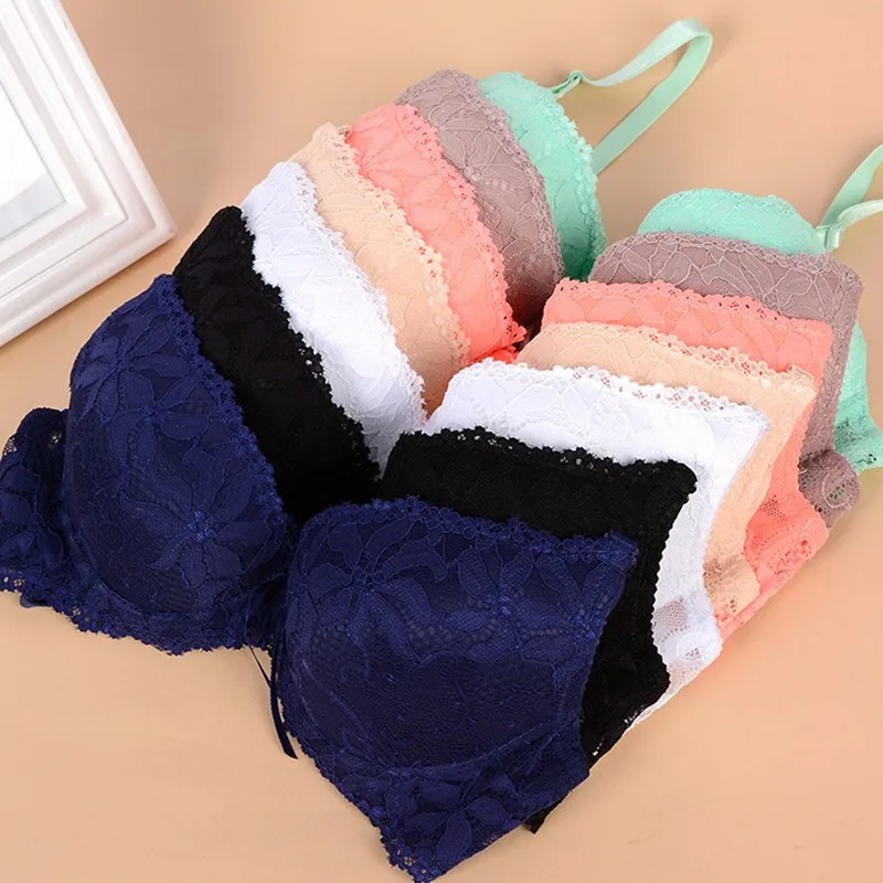 bra and brief sets [Cheap]New 2016 Lace Embroidery Bra Set Women Plus Size Push Up Underwear Set Bra and Panty Set 32 34 36 38 ABC Cup For Female cotton bra and panty sets