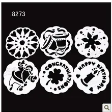 6 шт./компл. торт трафареты, торт узор