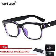 WarBLade Ретро прямоугольник глаз оправы для очков прозрачные линзы квадратные очки оправа для женщин мужские очки