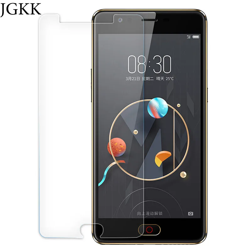 JGKK 2 шт стекло для M2 закаленное zte Nubia M Защитная плёнка полностью покрывающая
