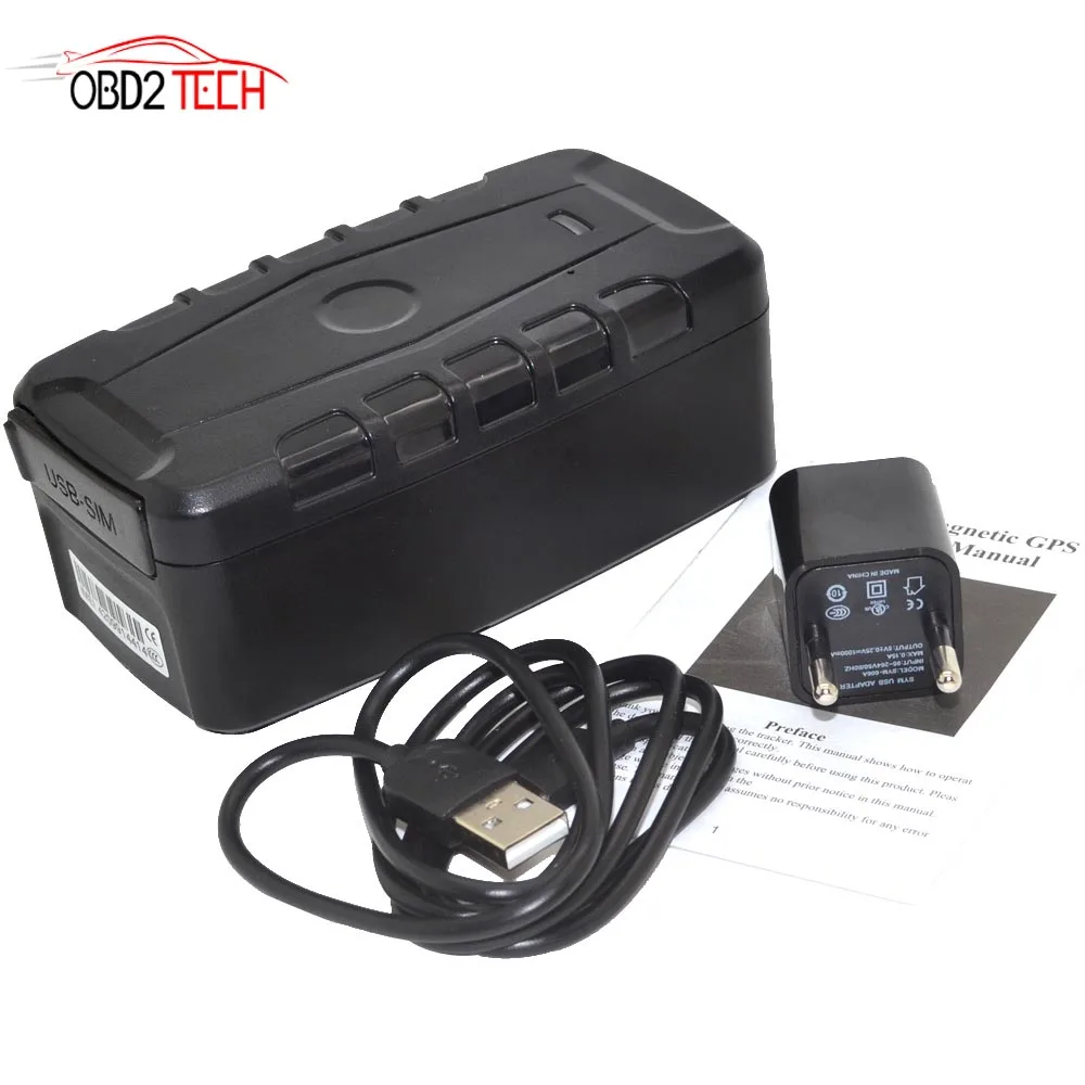 

Car GPS Tracker 20000mAh Battery Strong Magnet 240 Days Standby Waterproof IP67 LK209C