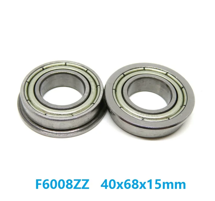 5 шт./лот F6008ZZ F6008Z F6008-ZZ 2Z фланцевый подшипник 40x68x15 мм экранированный Миниатюрный фланец радиальный шарикоподшипники 40*68*15