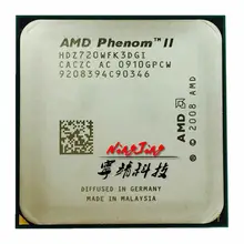 Processador amd fenom ii x3 720 2.8 ghz, processador central triplo