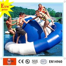 Прямая с фабрики Горячая ПВХ брезент водные игры/игрушки надувные диско Сатурн-рокер/лодка в форме летающей тарелки для продажи