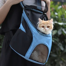 Mochila malha respirável para transportar gatos, bolsa de transporte para gatos, viagem, transporte de animais, produtos de estimação