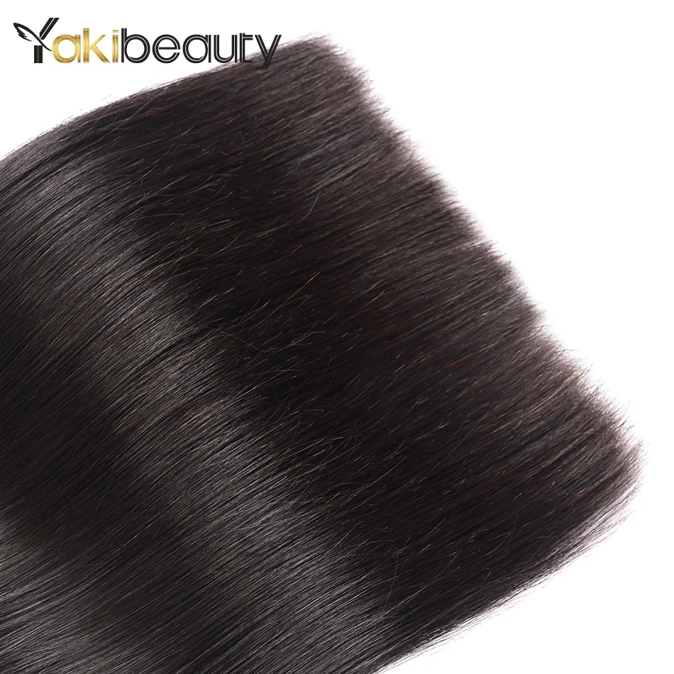 Yakibeauty 4 Bundles Raw Indian Hair Straight hair Bundles Deal Human Hair Extensions Remy Hair Bundles Double Weft No shedding (69)