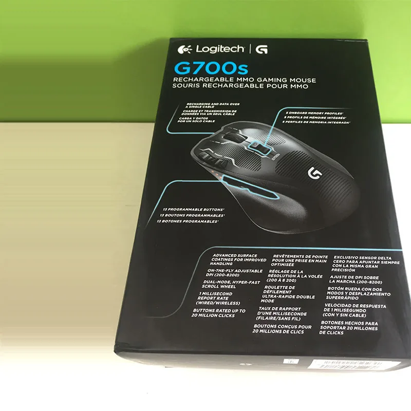 Перезаряжаемая игровая мышь logitech G700s