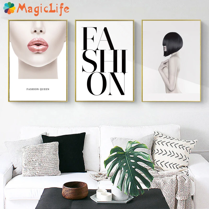 

Decor Wall Art Fashion Queen Canvas Painting Unicorn Modern Poster Wall Pictures For Living Room Bedroom Art Prints