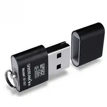 Высокоскоростной USB 2,0 интерфейс Micro TF T-Flash устройство для чтения карт памяти адаптер легкий портативный мини-считыватель карт памяти