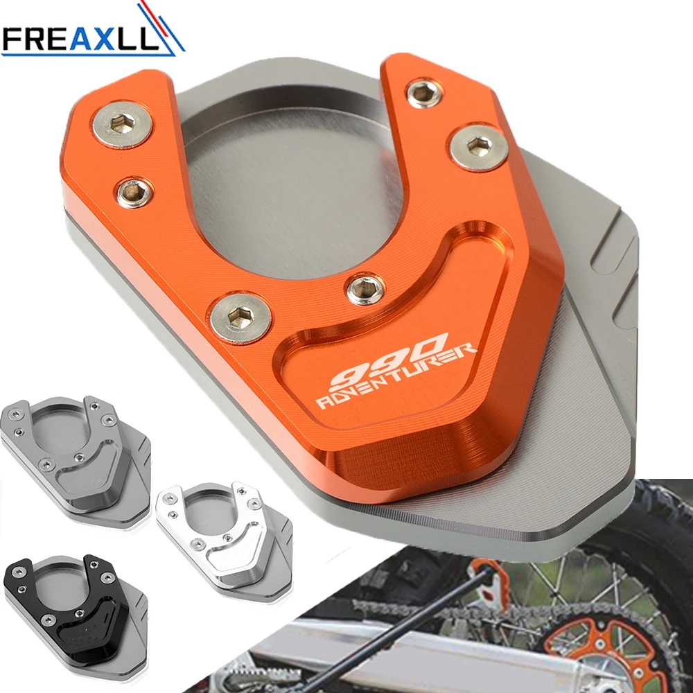 

For KTM 990 Adventure R 990AdventureR 2009-2012 CNC Motorcycle Aluminum Kickstand Side Stand Plate Pad Support Enlarge Extension