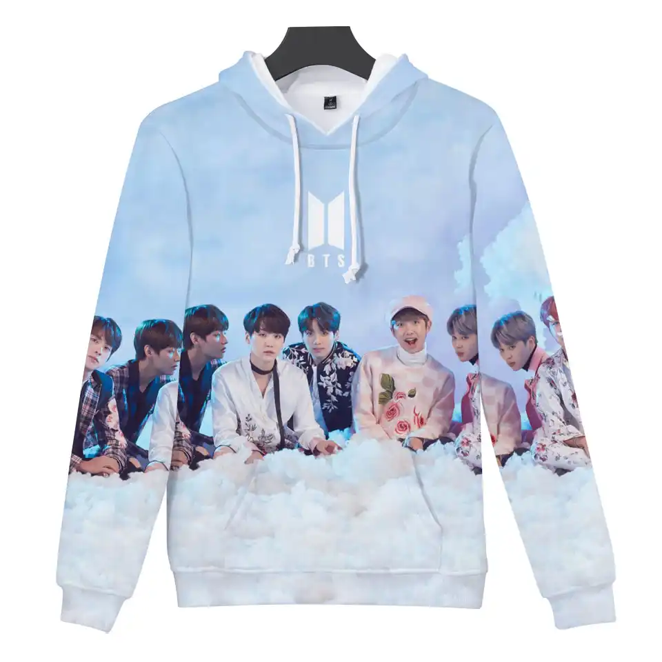 BTS impression 3D Bangtan garçons s&#39;aiment hiver automne sweat à capuche  pour femme sweat shirt K pop mode Hip Hop femme Fans vêtements décontractés  | AliExpress