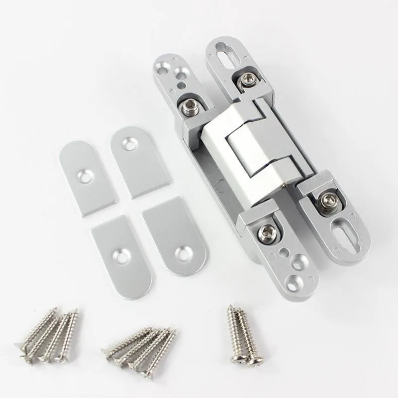 dobradica de porta escondida ajustavel tres dimensional 140mm x2 03