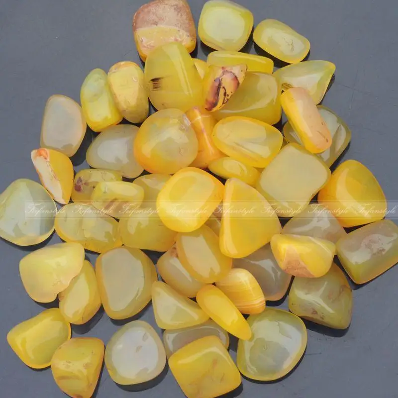 

50g natural yellow agate quartz crystal polished gravel specimen gem tibetan A++ F382cl crystal love natural stones and minerals