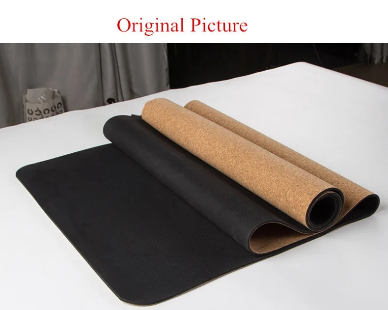 3MM-4MM-5MM-6MM-183-61CM-Black-Cork-Natural-Rubber-Yoga-Mat-Fitness-Women-Men-Pilates (2)