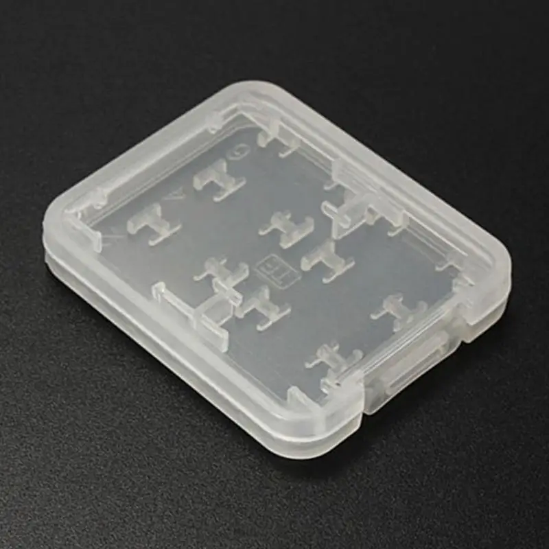 Двухслойная жесткая Micro HC TF MS коробка для хранения карт памяти защитный держатель
