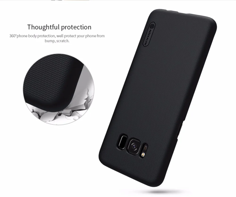 Для samsung Galaxy S8 чехол NILLKIN супер матовый защитный жесткий чехол-накладка для Galaxy S8 plus S8+ Covre