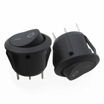 

Rocker switch round boatlike switch block two tripod boatlike switch (20pieces)