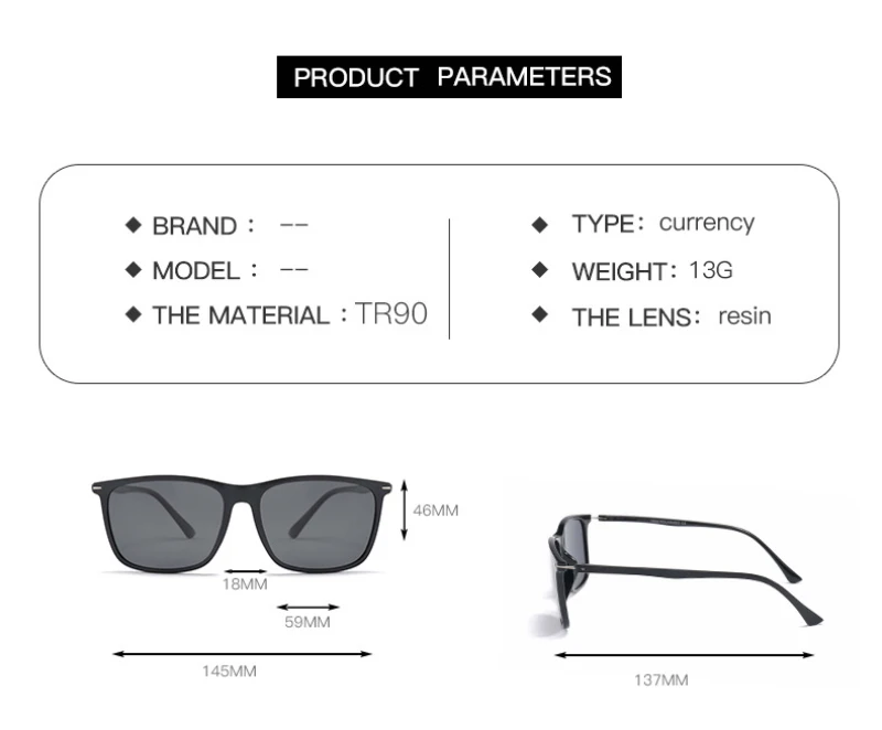 FEISHINI высокое качество TR90 очки мужские черные винтажные 13 г пластиковые титановые прямоугольные солнцезащитные очки мужские Поляризованные брендовые дизайнерские
